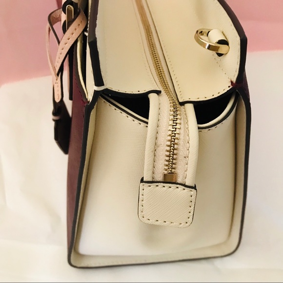 Kate Spade Medium Cameron cherrywood satchel cross - Picture 7 of 8